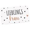 GEDALABELS Tagliere per la colazione Lieblingsfrau
