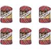 Lily Sugar'N - Filati color crema, confezione da 6, 6 pezzi