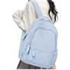HYC00 Zaino Scuola Superiore Media Ragazza Zaini Scolastici Zainetto Casual Daypack Backpack Unisex Zaino Università Donna Per PC Portatile 14 Pollici Laptop Bag per Viaggio Lavoro Scuola, Cielo Blu