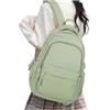HYC00 Zaino Scuola Superiore Media Ragazza Zaini Scolastici Zainetto Casual Daypack Backpack Unisex Zaino Università Donna Per PC Portatile 14 Pollici Laptop Bag per Viaggio Lavoro Scuola,Verde chiaro