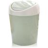 Set 4 Mini Pattumiere Da Tavolo Con Coperchio Basculante + 240 Sacchetti - Per Bagno, Ufficio, Cucina - 4