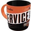 Nostalgic-Art Tazza da caffè retrò, 330 ml, Harley-Davidson - Service & Repair - Idee regalo per biker, Official License Product (OLP), tazza in ceramica, design vintage