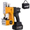 KATSU Tools KATSU FIT-BAT Macchina da Cucire per Sacchi Portatile 21V senza Spazzole senza Fili Macchina per Cucire Borse con Batteria da 3.0 Ah, per Sigillare Sacchetti di Sacco di Tessuto/Carta/Plastica