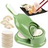 KFDDRN Dumpling Maker, formina per pasta, 2 in 1, Gyoza Maker, formine per ravioli manuali, per cucina Dumpling, ravioli, fare