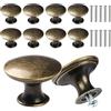 Yuechenggui Juliyeh10 Pz Vintage Rotondo Cassetto Maniglia Retrò Pull Manici Semicerchio Metallo Pull Maniglia Armadio Porta Cassetto Manopole Per Mobili Bronzo Antico