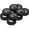 AUPROTEC 10 rotoli VDE Nastro Isolante Elettrico PVC Nastro Adesivo 15mm x 10m DIN EN 60454-3-1 colore: nero