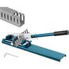 MXBAOHENG Taglierina per canaline in PVC con angoli di taglio regolabili a 45° e 90° Taglierina Per Condotti Di Cablaggio In Plastic a Regolabile In Plastica for canaline di cablaggio in plastica, Blu
