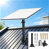 Generic Supporto Starlink Gen 3, Staffa per Tetto Robusta con Adattatore per Tubo Regolabile a 360° e 160°, Kit di Montaggio su Palo Starlink per Antenna Standard V3 (Nero)