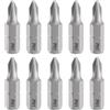 QUARKZMAN 10Pz PH1 Punte Avvitatore Phillips 1/4 Gambo Esagonale 25mm/1 L | Inserti per Avvitatore Professionali Testa a Croce Magnetica, Punta per Cacciavite in Acciaio S2