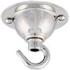 ElekTek Piastra con Gancio per Lampadario da Soffitto 65mm - Nichel