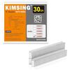 China-top Silver Chiodi a V da 15 mm, calibro 30, diametro 10,3 mm, lunghezza 15 mm, UNI in legno duro, tipo V, chiodatrice per cornici V1015, 4.000 pezzi/scatola