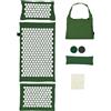 LifeGoods ECO, tappetino per agopressione con cuscino, tappetino a batteria, tappetino per agopuntura, tappetino massaggiante, schiena spina, tappetino per agopuntura, tappetino per massaggio