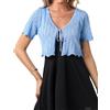 Gyabnw Bolero Donna Maniche Corte Coprispalle Elegante