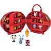Bandai - Miraculous Ladybug - Miracle Box con 4 kwami inclusi - Set Mini-Figure Miraculous Kwami Licenza Ufficiale - Scatola di Stoccaggio con Maniglia - Giocattolo per Bambini dai 4 anni e + - P50591