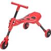 Scuttlebug Triciclo da viaggio pieghevole a 3 ruote per bambini da 1 a 3 anni, Beetle Trike, antenne e manubrio, per sviluppare l'equilibrio e le capacità motorie del bambino, senza graffi sulla superficie, rosso, nero, L 33 cm x P 60 cm x A 43 cm