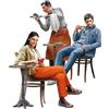 Miniart 1:35 - Set di visitatori di caffè moderno #1