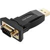 OIKWAN USB to RS232 Adapter with FTDI Chipset, USB to RS232 Male DB9 Serial Converter for Cashier Register, Modem, Scanner, Industriual Machinery, CNC, Black