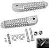 Hokuotolite Poggiapiedi, Poggiapiedi passeggero posteriore per YAMAHA YZF-R1 2012-2023, YZF-R1 World GP 60° anniversario edizione 2022, YZF-R1M 2015-2023, YZF-R1S 2016-2018, cromato