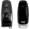 topone1 Custodia intelligente per chiavi auto per Audi A1, A3, A4, A5, A6, C8, A7, A8, Q3, Q5, Q7, Q8 (2017-2022) a 3 tasti