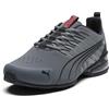 PUMA Voltaic Evo Cross Trainer, Scarpe da Ginnastica Uomo, Cool Dark Gray Black for all Time Red, 39 EU