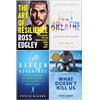 The Art of Resilience, Just Breathe, The Oxygen Advantage, What Doesn't Kill Us 4 Books Collection Set