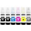 Supply Guy Inchiostro compatibili con Epson 114 per EcoTank ET-8500, ET-8550 (6 Flaconi di Inchiostro da 6x70ml)