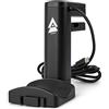 Generico Porta Cuffie da Scrivania con Gancio Salvaspazio - Supporto Cuffie Stazione 3 in 1 con USB e Lettore Schede