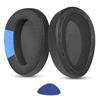 TaiZiChangQin Cuscinetti auricolari di ricambio compatibili con cuffie Hifiman Arya Edition X Edition XS HE1000se, HE1000 V2 Jade II (non compatibili con Ananda BT), in tessuto a rete, nero
