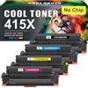Cool Toner Cartuccia Compatibile In sostituzione di per HP 415X W2030X 415A W2030A Color Laserjet Pro MFP M479fdw M479dw M479fdn M454dw M454dn Cartridge (Nero,Ciano,Giallo,Magenta,confezione da 4)