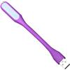 ELLENNE - Lampada LED USB Portatile Flessibile per Tastiera e Laptop - Luce USB a Basso Consumo (Viola)