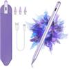KBCASE Stylus Pen Tablet Android, KBCASE Penna per Tablet Compatibile Samsung/iPhone/Lenovo/Xiaomi/Huawei/Android Touch Screen, Stylus Pencil with Sensibile all'Inclinazione con 3 Punte