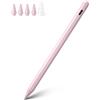 DARLYOR Penna Stilo per iPad 2018-2022, DARLYOR Stilo dell'iPad 8ª Generazione con Rifiuto di Palmo, Sensibile all'inclinazione, Pennino Magnetico per iPad 6/7/8/9/10/Air 3/4/5/Mini 5/6/Pro 11/Pro12.9-Rosa
