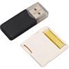 VBESTLIFE Video Game Flash Card, 2025 Nuove Schede Flash per Videogiochi ASIC CHIP Compatibili con la Serie NDS 2DS 3DS, Include Card Reader (WHITE)