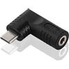 KUOQIY 65W PD USB C a DC Adattatore, Jack DC 4.0x1.7 mm Ingresso a USB-C Type-C Angolo 90 Gradi Spina di Alimentazione Adattatore di Ricarica, per Telefono, Laptop