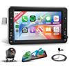 Rimoody 4G+64G Android 15 Autoradio per Alfa Romeo 159 2004-2011 Brera Spider Sportwagon Wireless Carplay Android Auto 7 Pollici Touchscreen Radio con GPS WIFI Bluetooth FM/RDS 32 EQ/SWC Telecamera Posteriore