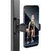 FungSun Supporto Magnetico per Cellulare Palestra Supporto Cellulare Palestra Magnetico 360° Regolabile Compatibile con Smartphone 4.7-6.5 Accessori Palestra e Regalo Fitness