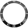 VGOL Anello Inserto Lunetta In Ceramica Per Orologio 40M 38x30,7x1,6 Mm Compatibile Con Rolex SUB 116610 16610 (nero)