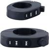 Hoite Pulsante multimediale Bluetooth wireless per manubrio della motocicletta, telecomando impermeabile IPX6, controller musicale per volante per bici e auto