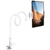Lamicall Supporto Tablet, Collo Oca Supporto Regolabile - Universale Supporto Stand per 2020 iPad Pro 10.5, Pro 9.7, iPad Air Mini 2 3 4, iPhone, Switch, Samsung Tab, Altri Tablets - Bianco