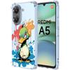 YUXING Cover Trasparente per Xiaomi Redmi A5 4G - Custodia Protettiva Sottile in TPU Morbido Antiurto con Carino Motivo Disegno Cool (Duck)