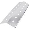WELL GRILL 41 cm x 14 cm barre per aromatizzatore, tenda in acciaio inox, copertura per bruciatore a gas per distributore di fiamme