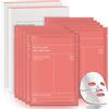 Bliuozr 10 Pieces Bio Collagen Real Deep Mask, Maschera Collagene Viso Idratante Anti-Età da Indossare Durante la Notte, Maschera al Collagene per Affinamento dei Pori