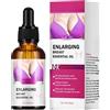 GNAUMORE Olio idratante per ingrandire il seno,Olio rassodante al seno,Essenza rassodante naturale per stringere il seno grande per un seno più stabile e flessibile 30 ml