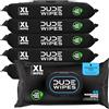 Dude Wipes Flushable Wipes dispenser, salviettine umidificate profumate con vitamina E e aloe per uso home-fitness, fosse biologiche e sicuro Fogna