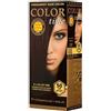 COLOR TIME | Tinta Permanente in Gel Colore Mogano Scuro 50 | Arricchita con Gelatina Reale e Vitamina C | Colorazione Permanente per Capelli | Copre i Capelli Bianchi | 100 ML