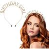 WLLHYF Corone e fascia per capelli con strass luccicanti, accessorio per compleanno per donne e ragazze, decorazioni per feste e festival