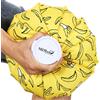 Neotech Care Borsa del ghiaccio per lesioni, gonfiore, mal di testa, sollievo dal dolore, primo soccorso, con coperchio a vite, riutilizzabile, ricaricabile e impermeabile (28 cm, design a banana)