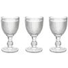Tognana Diamante Set 3 calici in vetro trasparente cc 280
