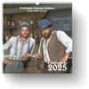 AIMA Calendario 2025 da Muro Agenda 31x33 cm - Calendario da Parete 12 Mesi con Immagini del Cinema Italiano Copertina Continuavano a chiamarlo Trinità - Con Calamita e Mini Poster in Omaggio
