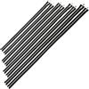 Aerzetix - Set di 8 Cerniere a Spirale | separabili | N°5, 2 unità per Lunghezza (55, 65, 75, 85 cm) con cursore Decorativo | per Giacche, Cappotti, Borse e progetti Tessili | Colore Nero